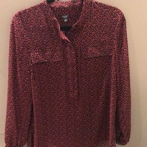 Talbots silk blouse